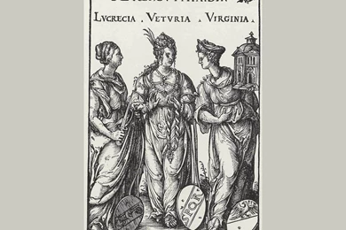 Three Pagan Heroines: LucretiaVeturia And Virginia , Burgkmair D ...
