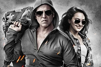 Akshay Kumar With Sonakshi Sinha Holiday HD Wallpapers • PoPoPics.com