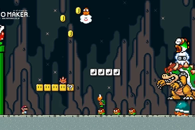 Super Mario Maker Custom Desktop Wallpapers Creator