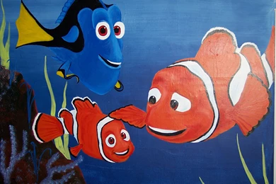 Finding Nemo Mural HD Wallpapers Image For iPad Mini 3 Cartoons ...