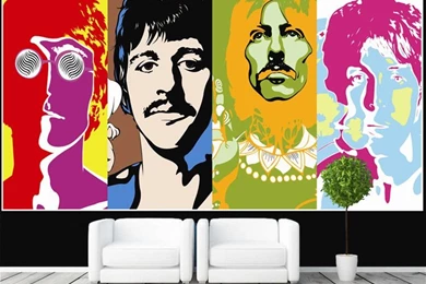 Aliexpress.com : Buy The Beatles Photo Wallpapers Music Band ...