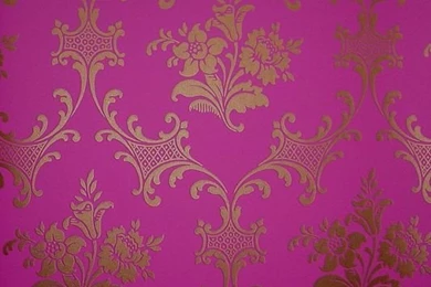 Ladies Slipper Wallpapers   Orchid And Rose Design In Copper With ...