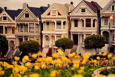 Painted Ladies, San Francisco HD Desktop Wallpapers : High ...