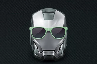 Iron Man Helmet Summer Glasses