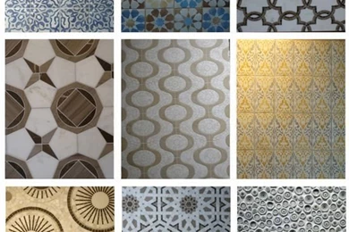 Backsplash Rights: Exotic Kitchen Tile With Water Jet Technology