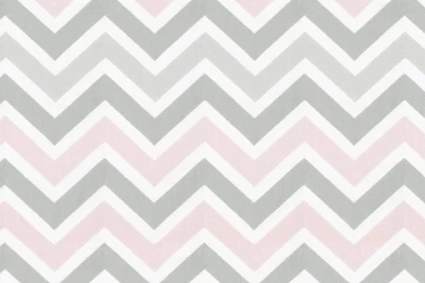 Pink And Gray Chevron Fabric By The Yard