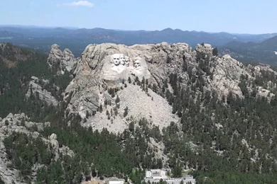 Mt Rushmore Fly By   YouTube