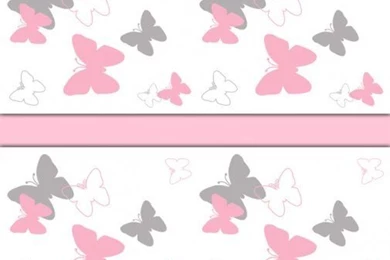 Pink Grey Chevron Wallpapers Border Decals Baby Nursery Girl [300 ...