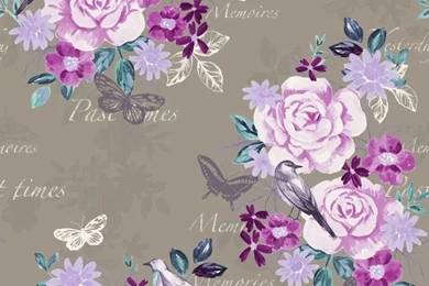 Rasch Textil Pretty Nostalgic Non woven Wallpapers 138122 Vintage ...