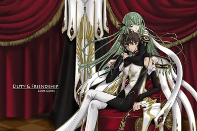 Suzaku And C.C   Code Geass Wallpapers 1600*1200 5   Wallcoo.net