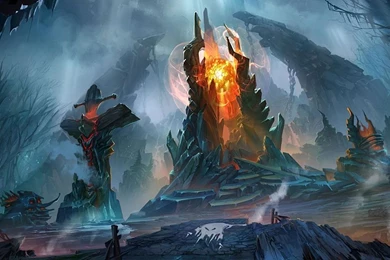 Dota II The Dire Concept Art Twitter Cover & Twitter Backgrounds ...