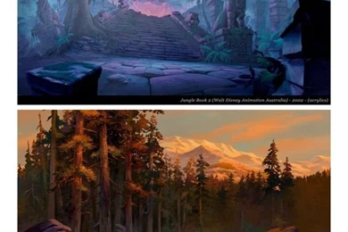 Animation Backgrounds: BROTHER BEAR