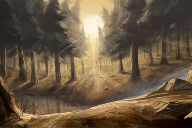 Animation Backgrounds   Harry Wormald   Digital Matte Painting ...