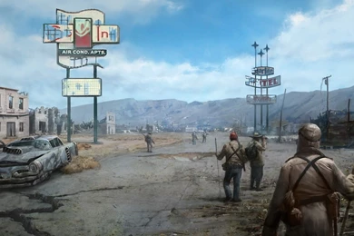 Fallout New Vegas Concept Art Wallpapers