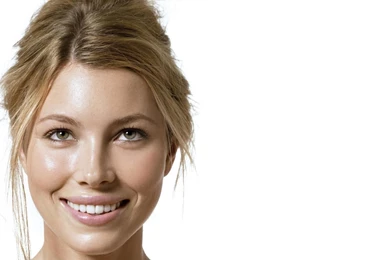 Jessica Biel With Her Hair On A Side Wallpapers