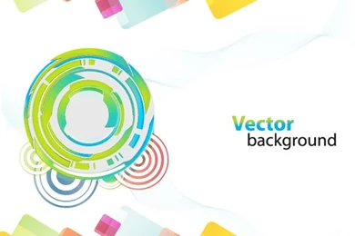 Colorful Abstract Fantasy Backgrounds Free Vector Art