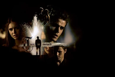 Stefan & Elena   The Vampire Diaries Wallpapers (8765816)   Fanpop