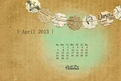 April 2013 Desktop Calendar Wallpapers