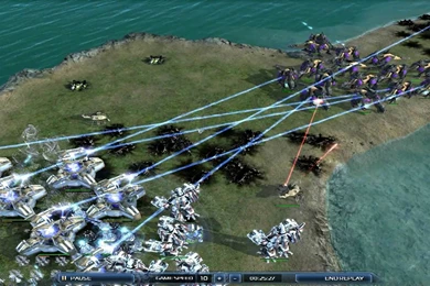 Supreme Commander 2   Full Match Gameplay[Part 2/7] Experimental ...