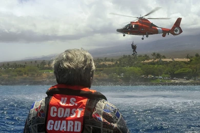 Coast Guard Helicopter Rescue   Desktop Wallpapers