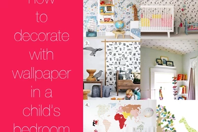 Stephmodo: How To Use Wallpapers To Decorate A Child's Bedroom