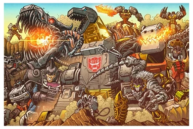 All Hail Grimlock   Botcon 2014 Print By KaijuSamurai On DeviantArt