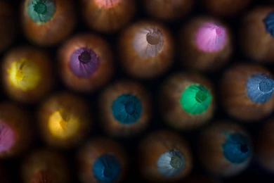 The Tips Of Colored Pencils Wallpapers And Images   Wallpapers ...