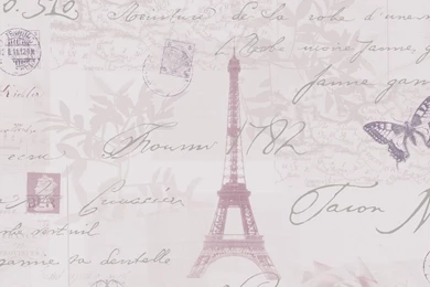 Heather   Lilac / Silver   97751   Calligraphy   French   Paris ...