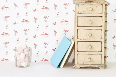 Wallpapers   Pink Flamingos On White   Mylittleventure