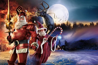 Moon, Jest, Santa Claus Wallpapers And Images   Wallpapers ...