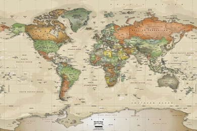 World Map Wallpapers