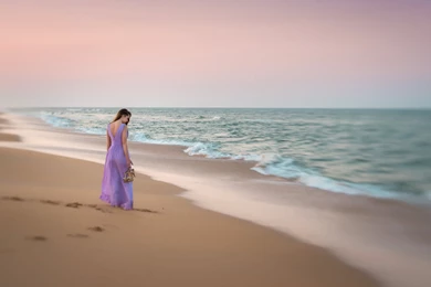 Girl On The Beach Ultra HD Wallpapers Ultra HD 4K Wallpapers