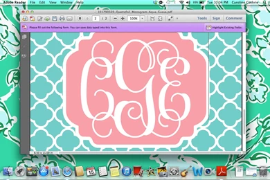 Create Monogrammed iPhone Wallpapers In 10 Easy Steps