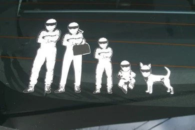 The Stig Family Stickers On My 2011   NASIOC