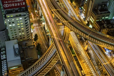 Intricate City Highways Wallpapers   Digital Art Wallpapers