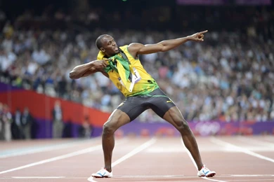 Wallpaper: Usain Bolt "Quickest Man On The Global"