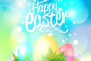 Free Vector Abstract Lighting Happy Easter Backgrounds