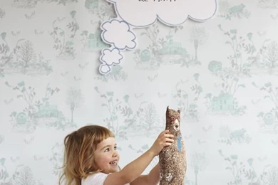 Magnetic Woodlands Wallpapers   Blue — Sian Zeng