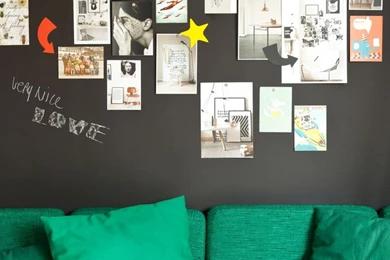 Chalkboard Magnetic Wallpapers Groovy Magnets