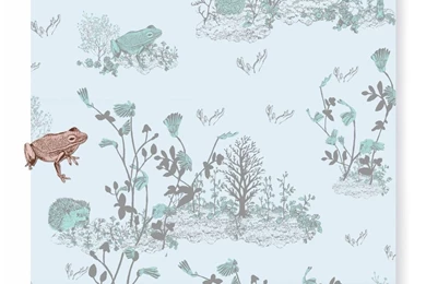 Sian Zeng Woodland Magnetic Wallpapers And Magnets   Grey Blue ...
