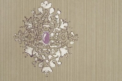 Filigree Wallpapers Taupe