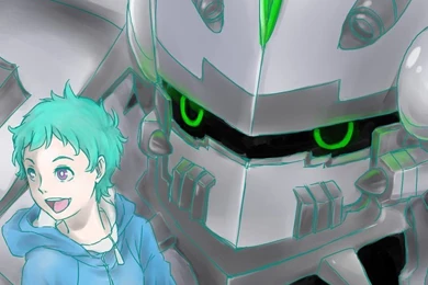 E7AO: Ao And Nirvash By Faize On DeviantArt