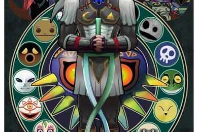 DeviantArt: More Like Art Nouveau Fierce Deity Link By Sabtastic