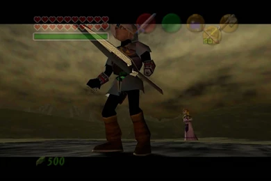 Fierce Deity Vs Ganon In The Legend Of Zelda: Ocarina Of Time ...