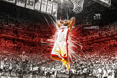 Lebron James Miami Heat Wallpapers For Desktop
