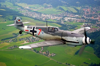 Messerschmitt 109 German Ww2 Me109 Plane Wwii Luftwaffe 01 ...