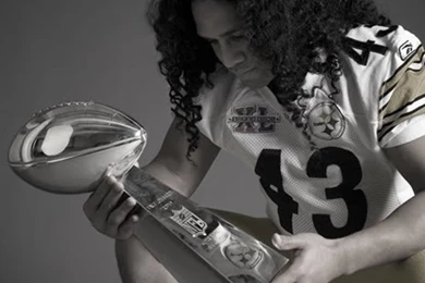 Troy Polamalu Superbowl Champion Steelers   Streetball