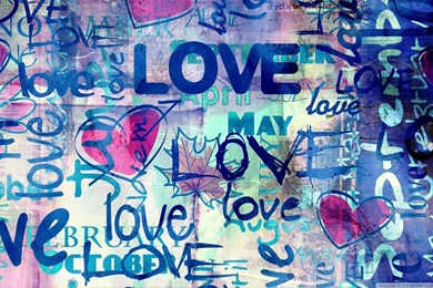 Graffiti Love HD Desktop Wallpapers : High Definition : Fullscreen ...