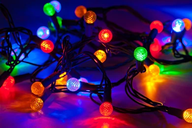 Christmas Lights Desktop Wallpapers   Wallpapers Cave