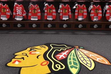 Download Wallpapers 1280x1024 Blackhawks, Chicago Blackhawks, Logo ...